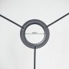 Stoffschirm Soungou Lampenschirm 38 cm Schwarz