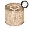 Sabadim Lampenschirm 12 cm beige