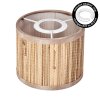 Bongal Lampenschirm 12 cm Naturfarben, Weiß