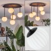 Chehalis Deckenleuchte Glas 10 cm Weiß, 5-flammig