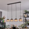 Koyoto Hängeleuchte Glas 20 cm Klar, Rauchfarben, 4-flammig