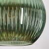 Koyoto Hängeleuchte Glas 15 cm, 20 cm, 25 cm, 30 cm Blau, Grün, Kupferfarben, 5-flammig