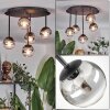 Chehalis Deckenleuchte Glas 10 cm Klar, Rauchfarben, 5-flammig