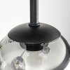 Chehalis Deckenleuchte Glas 10 cm Klar, Rauchfarben, 5-flammig
