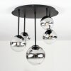 Chehalis Deckenleuchte Glas 10 cm, 12 cm, 15 cm Klar, Rauchfarben, 5-flammig
