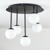 Chehalis Deckenleuchte Glas 10 cm Weiß, 5-flammig