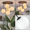 Chehalis Deckenleuchte Glas 15 cm Weiß, 5-flammig