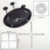 Chehalis Deckenleuchte Glas 10 cm Klar, 5-flammig
