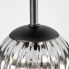 Chehalis Deckenleuchte Glas 10 cm Bernsteinfarben, Rauchfarben, 5-flammig