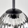 Chehalis Deckenleuchte Glas 12 cm Bernsteinfarben, Chrom, Rauchfarben, 5-flammig