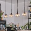 Ripoll Hängeleuchte Glas 15 cm Klar, 4-flammig