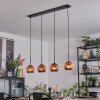 Ripoll Hängeleuchte Glas 15 cm Kupferfarben, 4-flammig