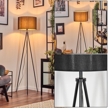 Soungou Stehleuchte 38 cm Schwarz, 1-flammig