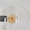 Gastor Wandleuchte Glas 15 cm Gold, Schwarz, 3-flammig