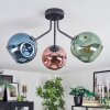 Ripoll Deckenleuchte Glas 15 cm Blau, Grün, Kupferfarben, 3-flammig