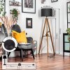 Soungou Stehleuchte 38 cm Holz dunkel, Schwarz, 1-flammig