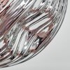 Ripoll Deckenleuchte Glas 15 cm Bernsteinfarben, Klar, Rauchfarben, 3-flammig