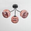 Ripoll Deckenleuchte Glas 15 cm Kupferfarben, 3-flammig