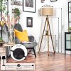 Soungou Stehleuchte 38 cm Braun, Naturfarben, Schwarz, 1-flammig