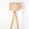 Soungou Stehleuchte 38 cm Naturfarben, Schwarz, 1-flammig