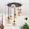 Gastor Deckenleuchte Glas 15 cm Bernsteinfarben, 9-flammig