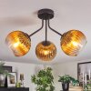 Koyoto Deckenleuchte Glas 15 cm Gold, Klar, 3-flammig