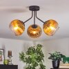 Koyoto Deckenleuchte Glas 15 cm Gold, Klar, 3-flammig
