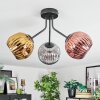 Ripoll Deckenleuchte Glas 15 cm Gold, Kupferfarben, Rauchfarben, 3-flammig