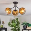 Ripoll Deckenleuchte Glas 15 cm Gold, Klar, 3-flammig