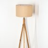 Soungou Stehleuchte 38 cm Naturfarben, Nickel-Matt, 1-flammig