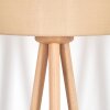 Soungou Stehleuchte 38 cm Holz hell, Weiß, 1-flammig
