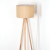 Soungou Stehleuchte 38 cm Holz hell, Weiß, 1-flammig