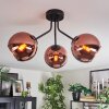 Ripoll Deckenleuchte Glas 15 cm Kupferfarben, 3-flammig