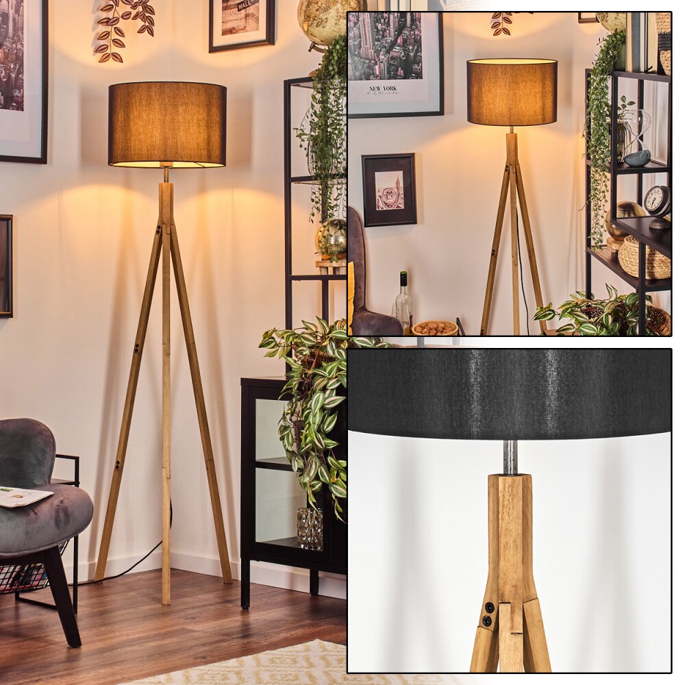 Soungou Stehleuchte 38 cm Naturfarben, Nickel-Matt, 1-flammig main product photo