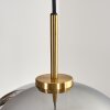 Koyoto Hängeleuchte Glas 30 cm Gold, Schwarz, 1-flammig