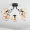 Koyoto Deckenleuchte Glas 15 cm Bernsteinfarben, Klar, 5-flammig