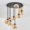Koyoto Deckenleuchte Glas 15 cm Bernsteinfarben, 9-flammig