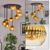 Koyoto Deckenleuchte Glas 15 cm Gold, Klar, 9-flammig