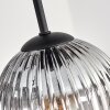 Koyoto Deckenleuchte Glas 15 cm Klar, Rauchfarben, 9-flammig