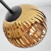 Ripoll Deckenleuchte Glas 15 cm Gold, 3-flammig
