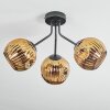 Ripoll Deckenleuchte Glas 15 cm Gold, 3-flammig