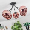 Koyoto Deckenleuchte Glas 15 cm Kupferfarben, 5-flammig