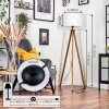 Soungou Stehleuchte 38 cm Naturfarben, Schwarz, 1-flammig
