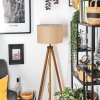Soungou Stehleuchte 38 cm Naturfarben, Schwarz, 1-flammig