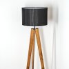 Soungou Stehleuchte 38 cm Naturfarben, Schwarz, 1-flammig