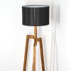 Soungou Stehleuchte 38 cm Naturfarben, Schwarz, 1-flammig