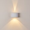 Windhoek Außenwandleuchte LED Weiß, 2-flammig