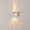 Windhoek Außenwandleuchte LED Weiß, 2-flammig