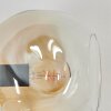 Gastor Wandleuchte Glas 15 cm Gold, Schwarz, 3-flammig
