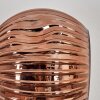 Ripoll Wandleuchte Glas 15 cm Gold, Schwarz, 3-flammig